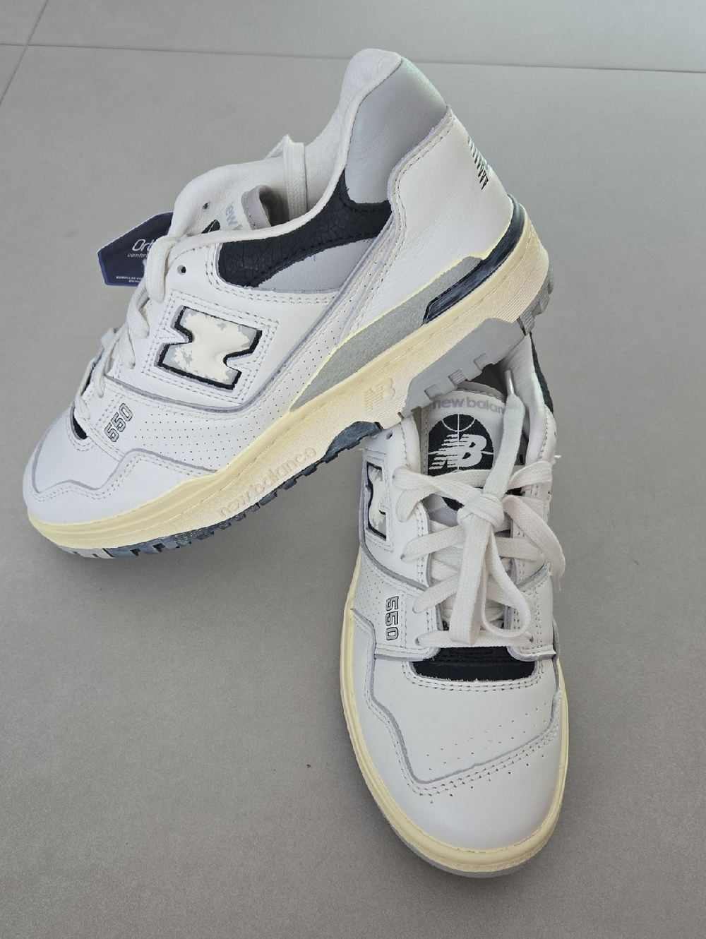 NWT! New Balance 550 Sneakers "Vintage Pack Concrete" Colorway Size 8 (Men) - Picture 5 of 10